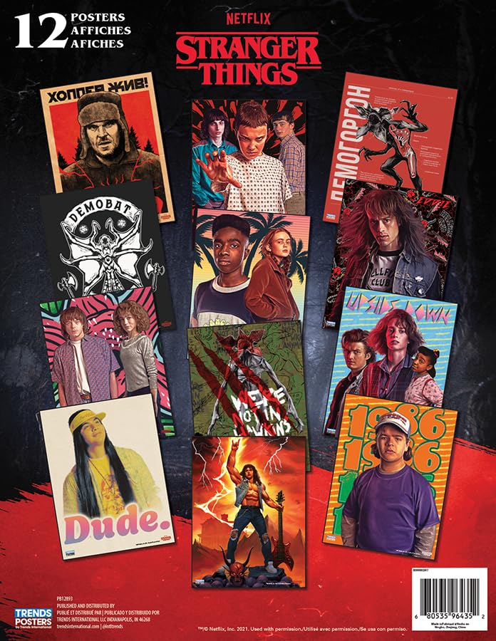 Netflixオリジナルシリーズ『STRANGER THINGS』スチールポスタ Amazon.com: Netflix Stranger Things: Season 4 - Massacre Wall